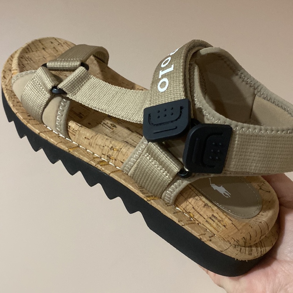 Polo Ralph Lauren Womens Grosgrain Strap Sandals.True size.